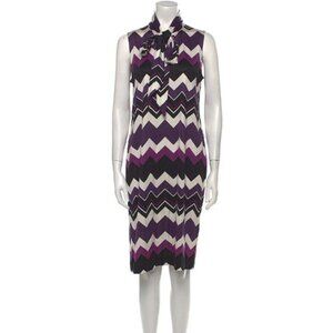 TORY BURCH Women's Geometric Sleeveless Dress Size XS